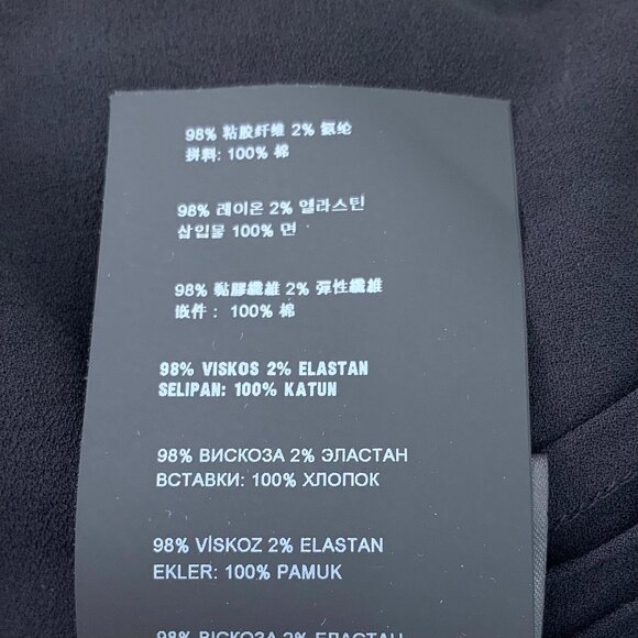 Prada Milano Nero & Bianco Short-Sleeve Sable Jersey Dress W/ Triangle Detail Si - Picture 8 of 11